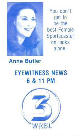 Anne Butler Sportscaster Channel 3